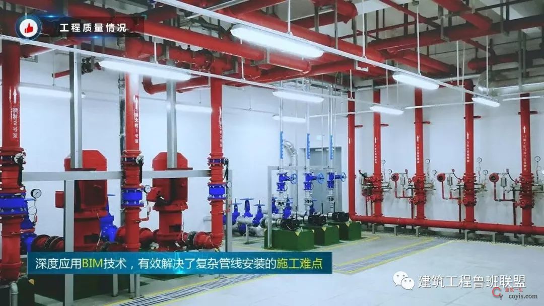 管道综合排布有序、标识清晰